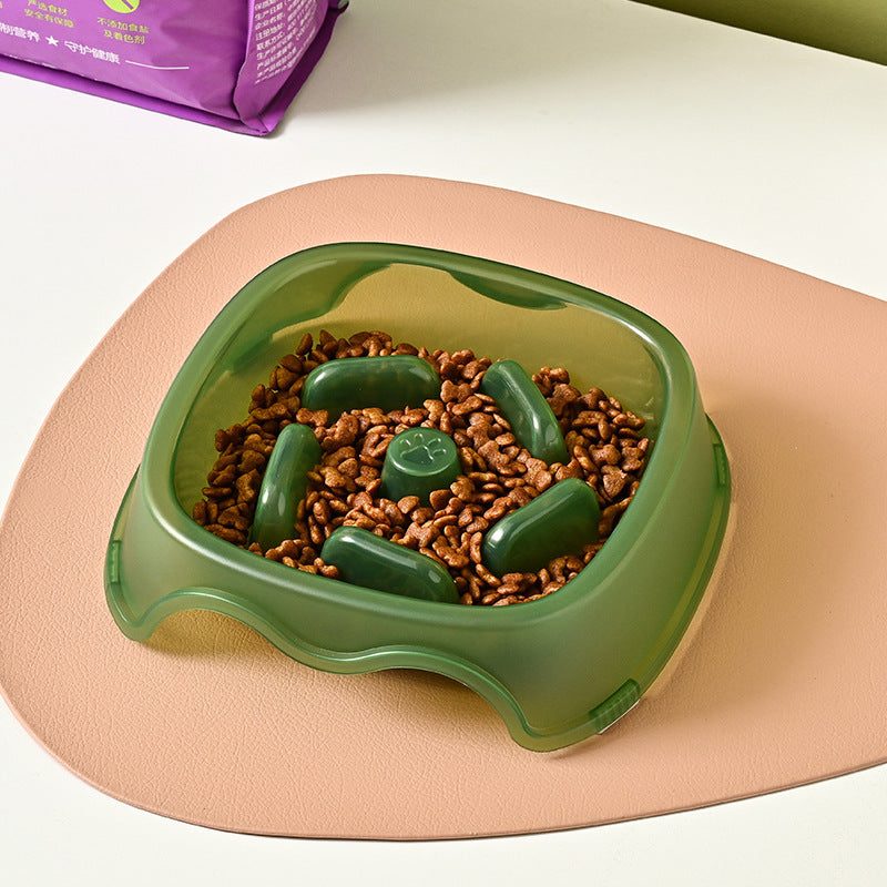 Slow Flow Anti-Choking Water And Food Bowl For Pets