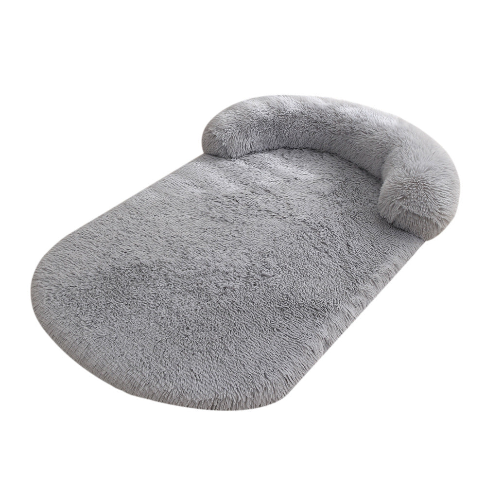 Plush Cozy Pet Bed With Warm Cushion