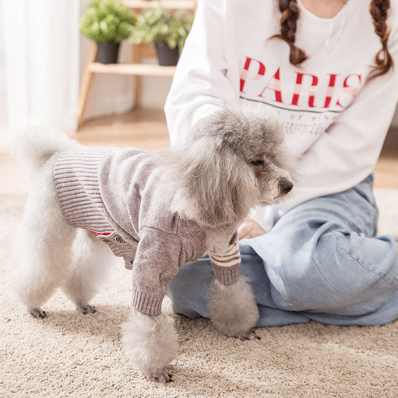 Warm Pet Sweater Coat Comfortable Winter Wear