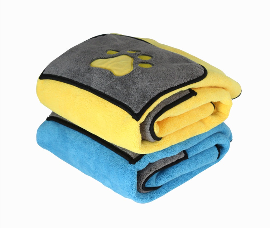 Quick-Absorb Microfiber Pet Bath Towel