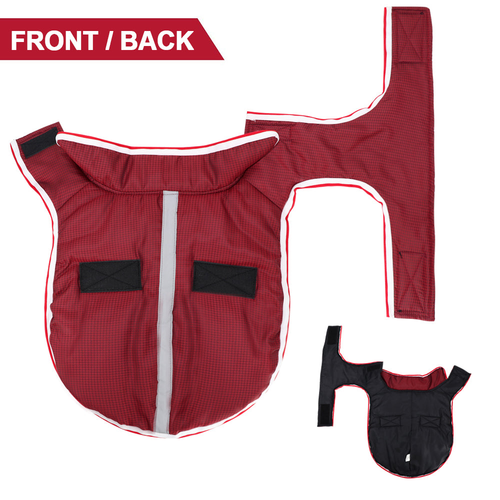 Autumn Winter Waterproof Pet Jacket Warm Leisure Wear