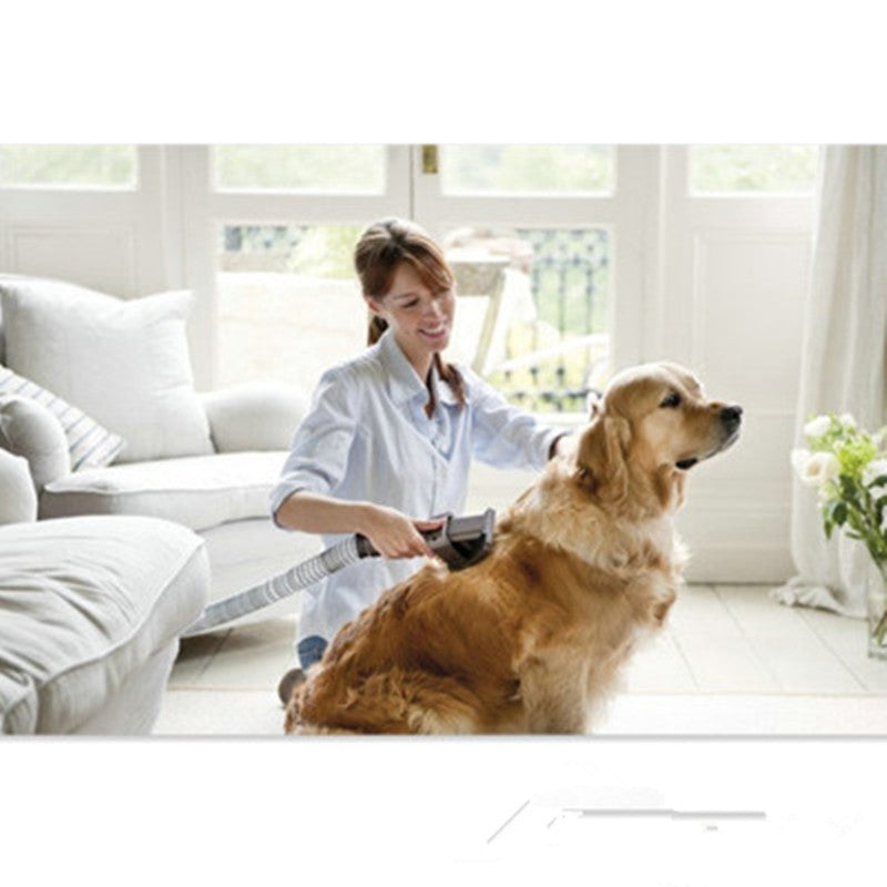 Grooming Brush Tool With Vacuum Attachment For Pets