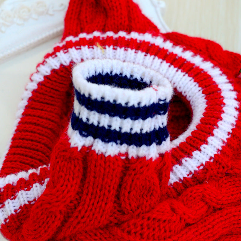 Warm Knit Pet Sweater Comfortable Dog Wear