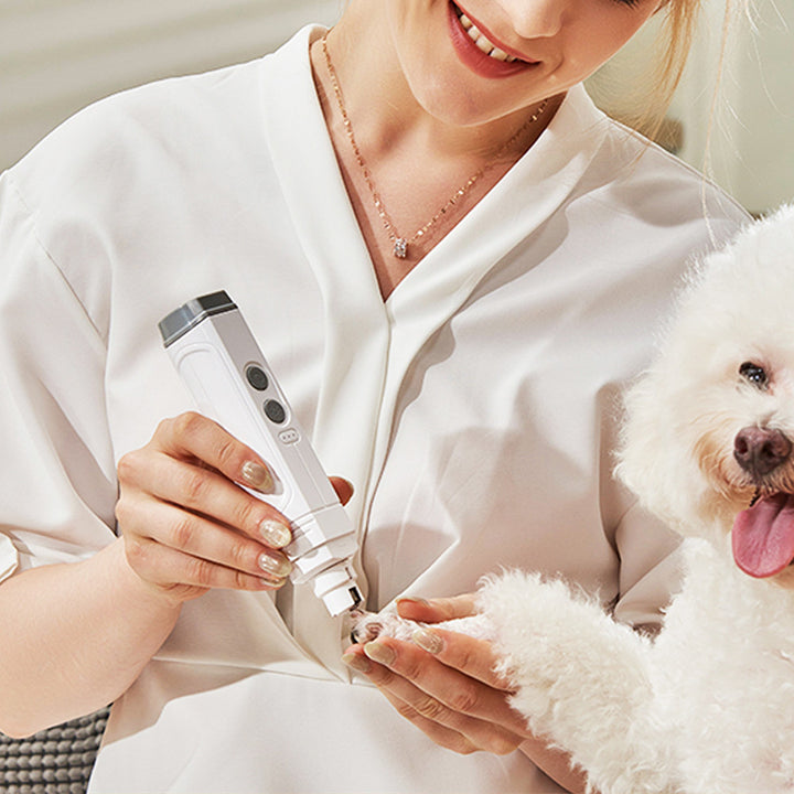 High-Power Automatic Nail Trimmer With Double Lamp For Pets