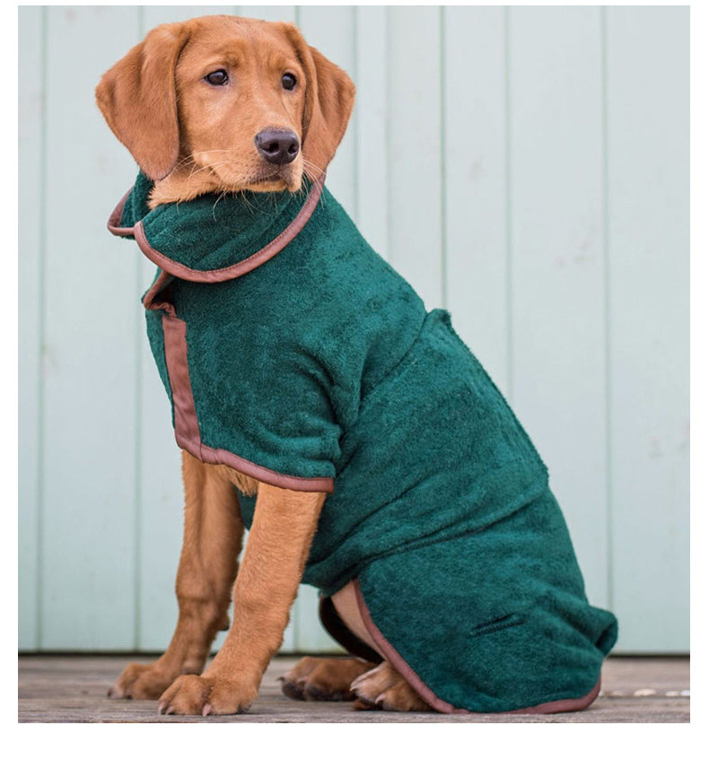 Quick-Drying Absorbent Pet Towel Soft Bath Cloth