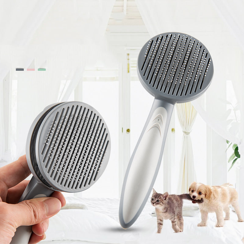 Pet Slicker Grooming Brush Comb for Cats and Small Dogs Easy Clean