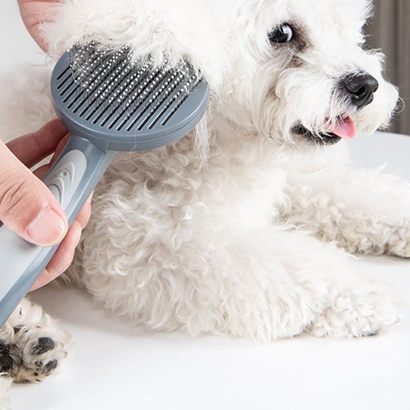 Pet Slicker Grooming Brush Comb for Cats and Small Dogs Easy Clean