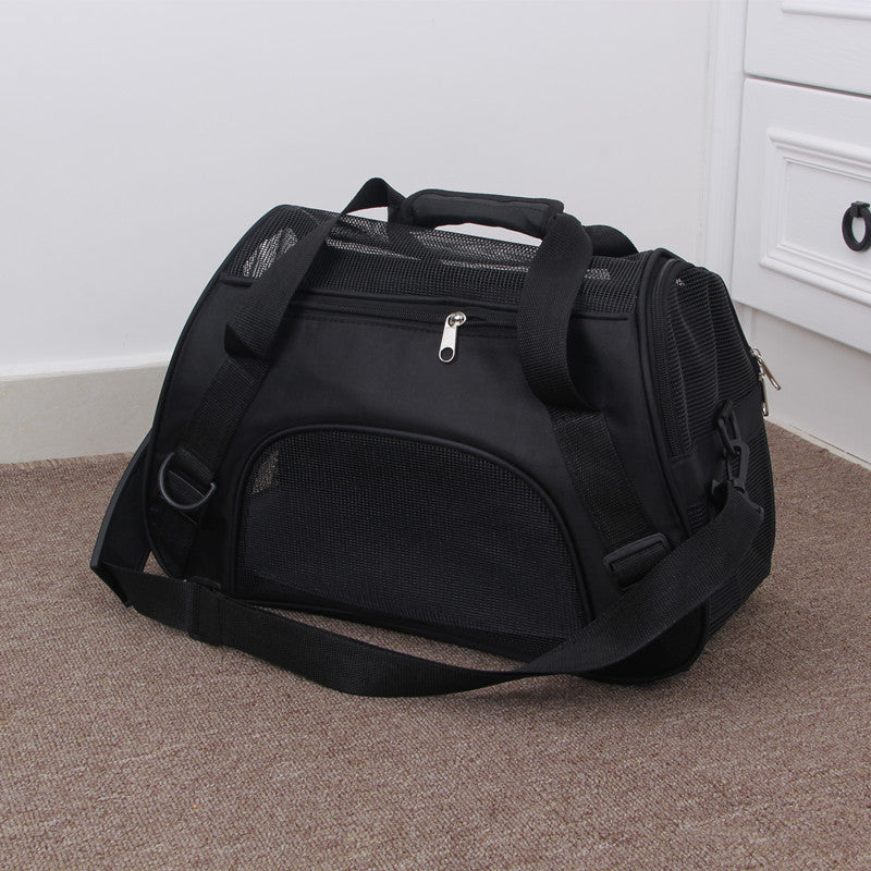Portable Mesh Pet Travel Carrier Bag