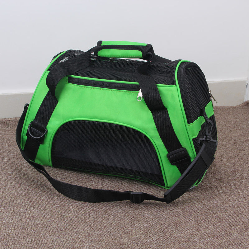 Portable Mesh Pet Travel Carrier Bag