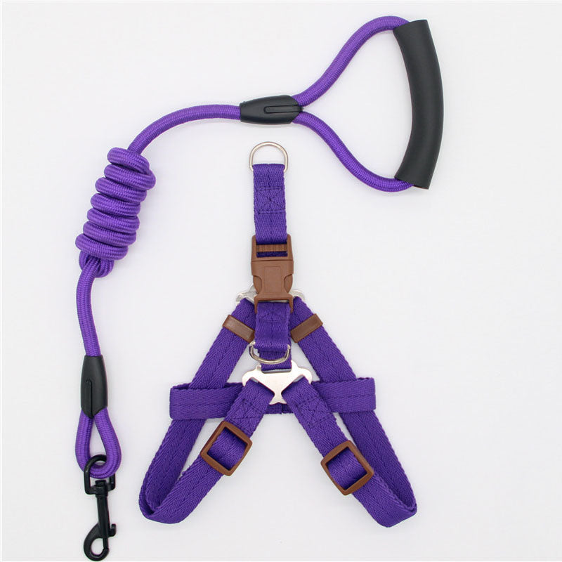 Simple Durable Pet Leash Comfortable Dog Walking Strap