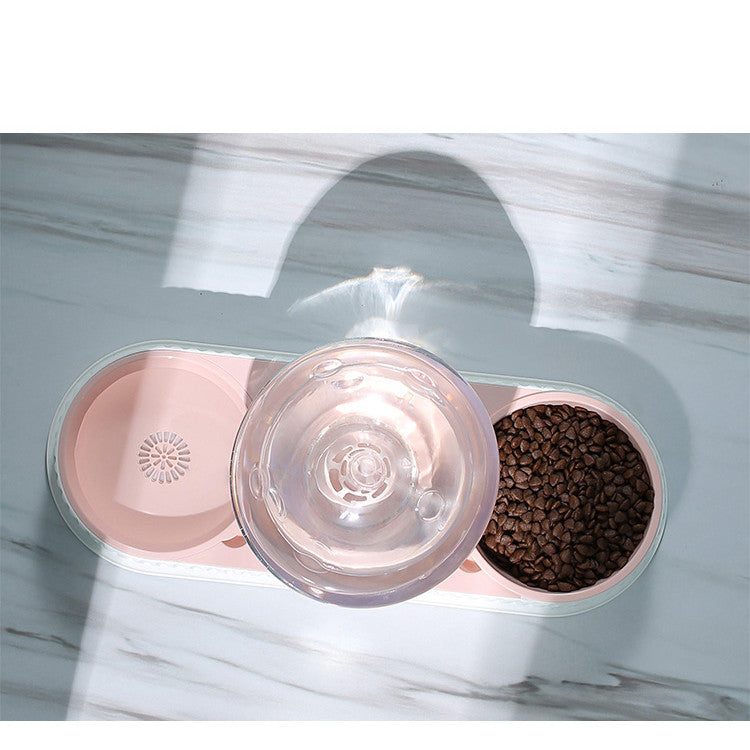 Automatic Plastic Feeding And Drinking Bowl For Pets