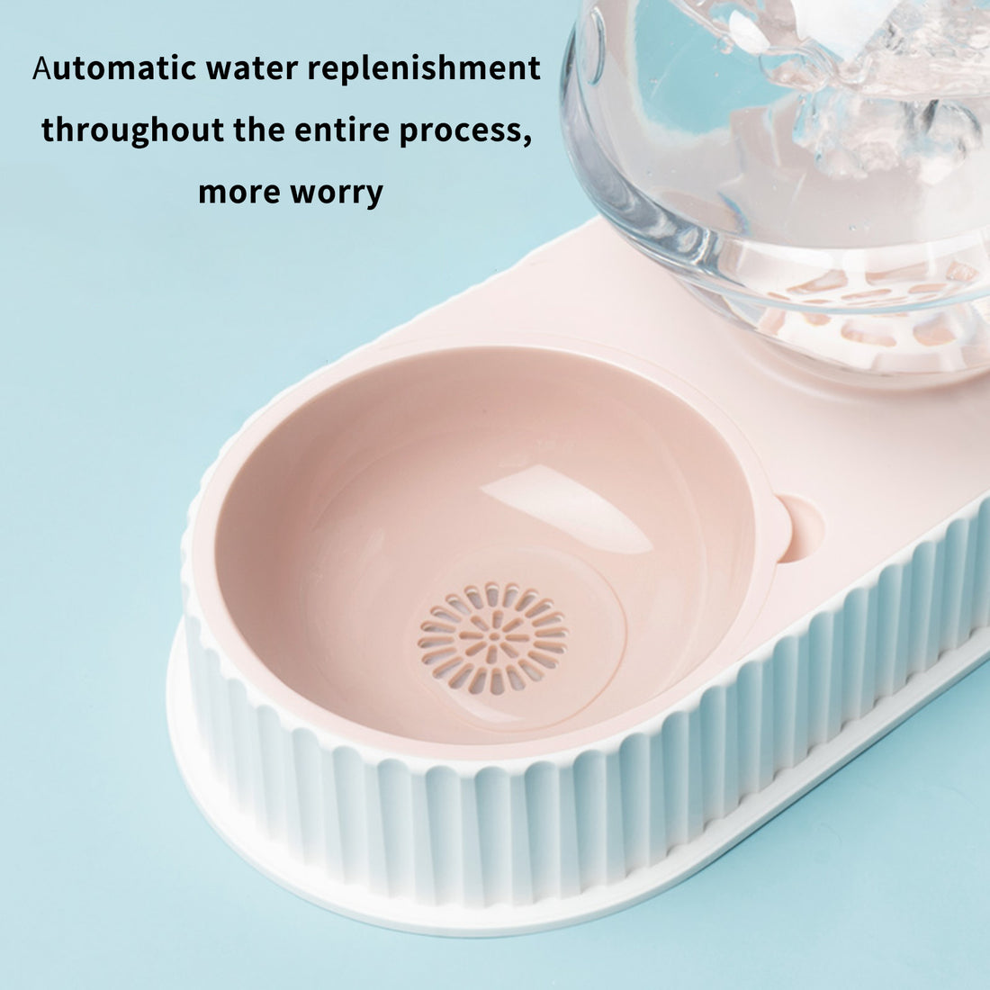 Automatic Plastic Feeding And Drinking Bowl For Pets