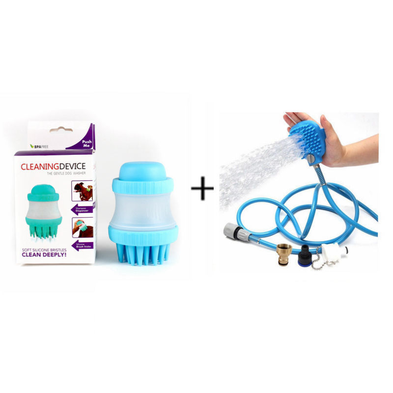 Pet Bath Brush And Sprinkler Tool