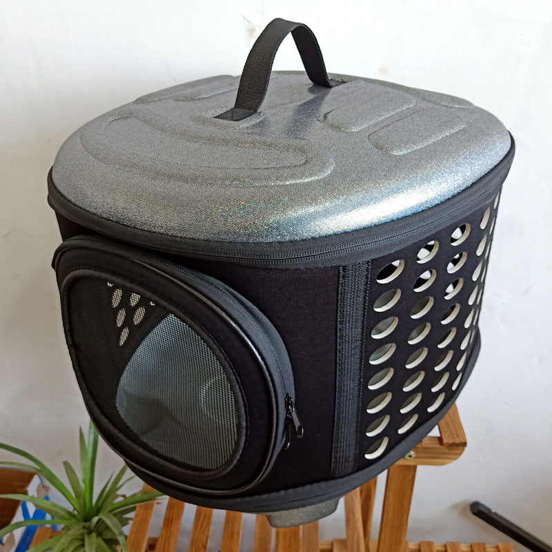 Portable Foldable Outdoor Pet Carrier Shoulder Travel Bag
