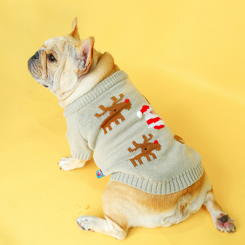 Festive Christmas Pet Sweater Cozy Holiday Wear