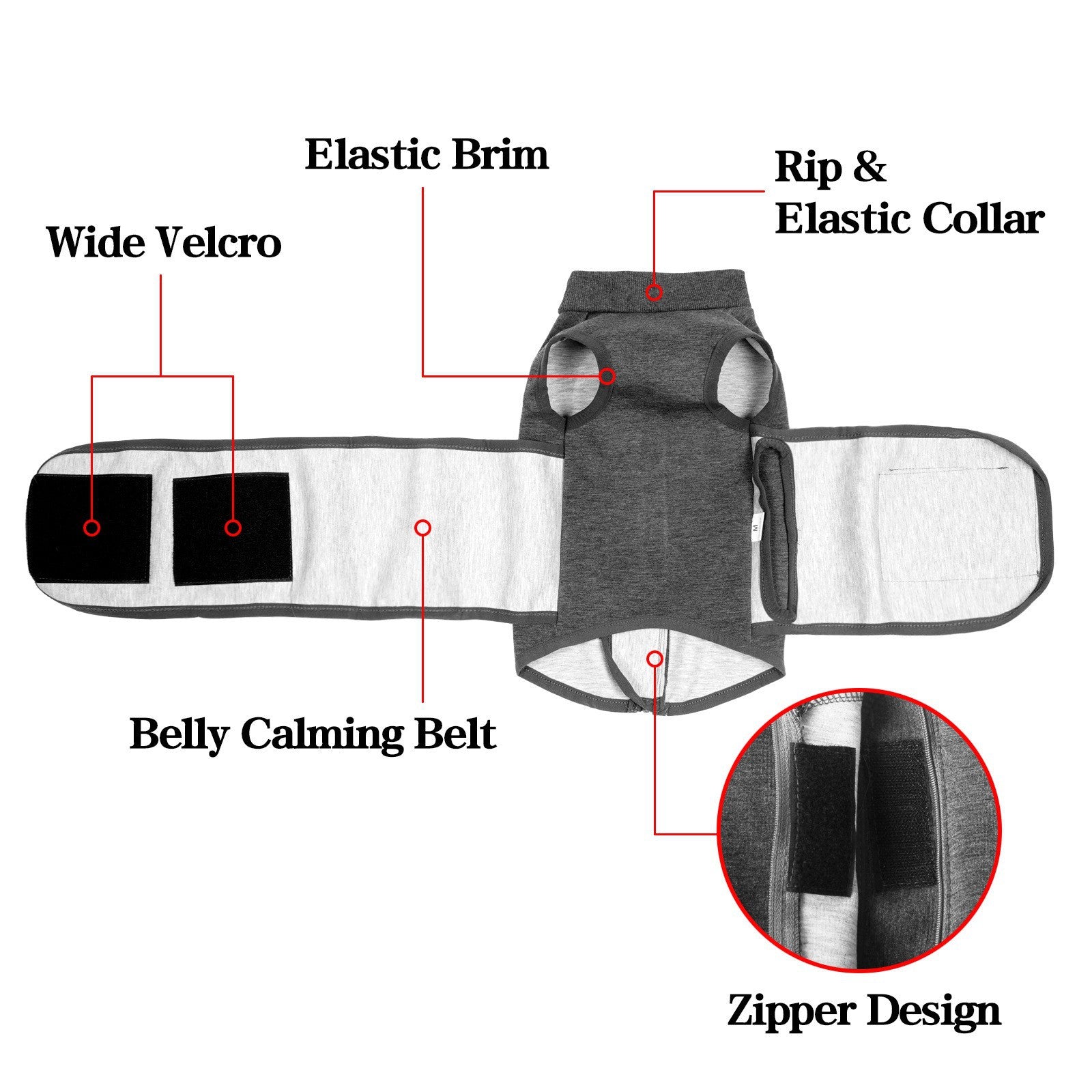 Polyester Cotton Pet Comfort Double-Layer Jacket