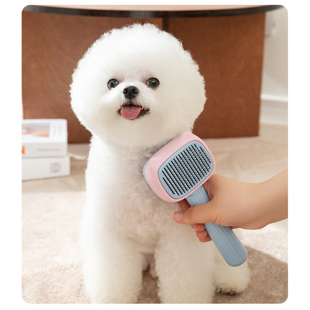 Deshedding And Dematting Grooming Brush For Pets Of All Hair Types