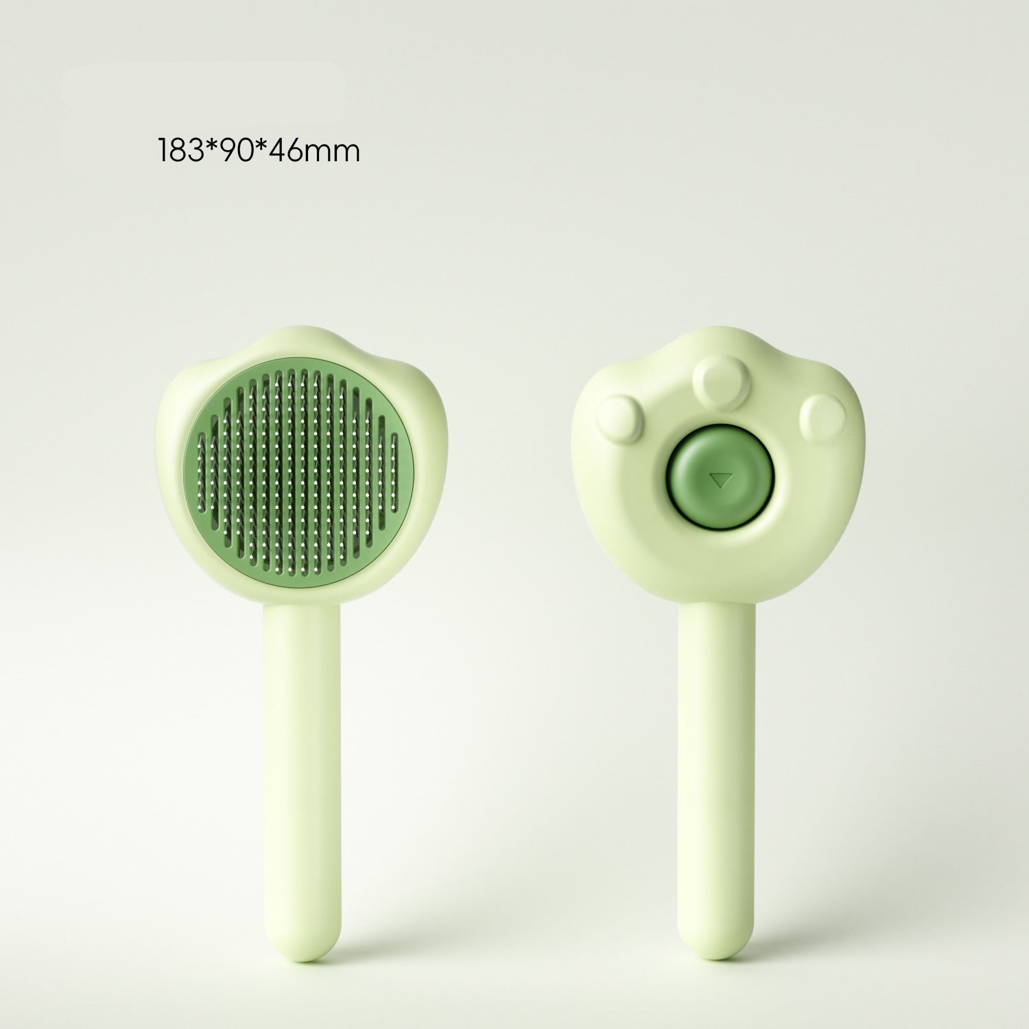 Self Cleaning Grooming Comb With Hair Remover And Comfortable Handle