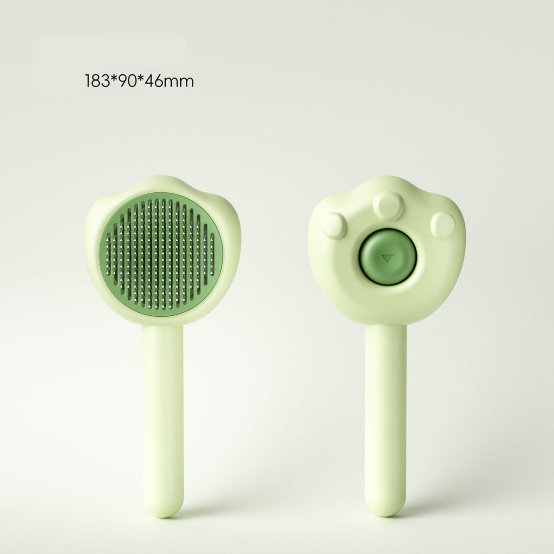 Self Cleaning Grooming Comb With Hair Remover And Comfortable Handle