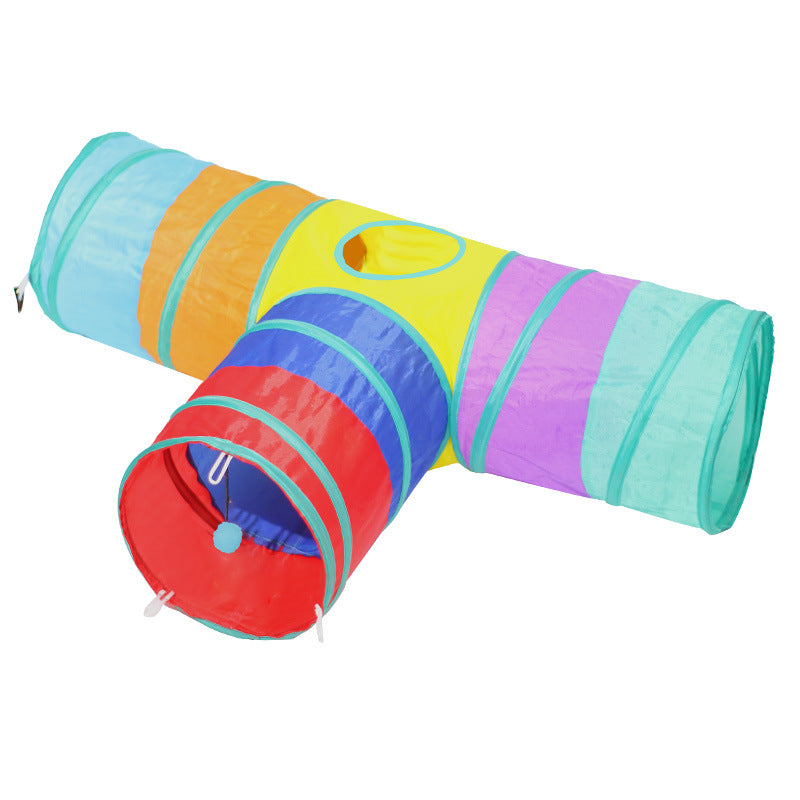 Foldable Interactive Tunnel Toy For Pets