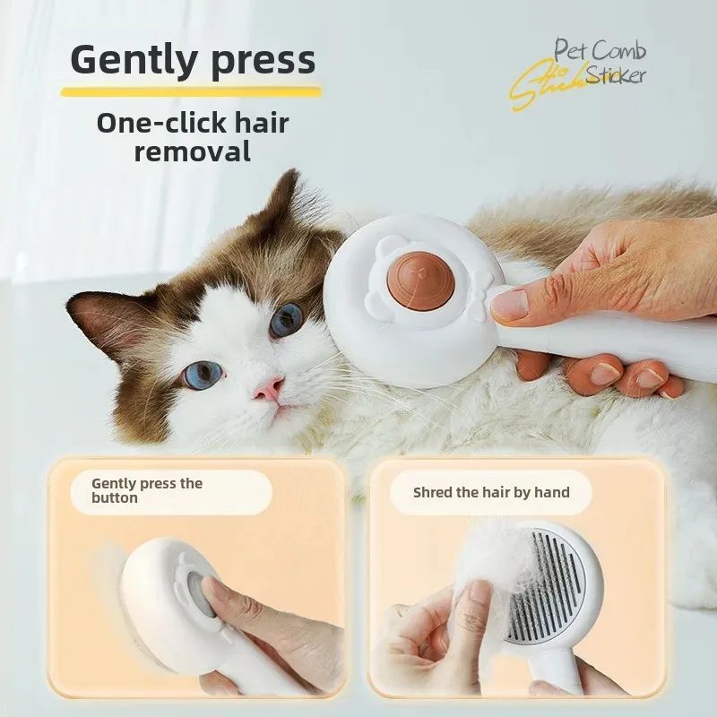 Rechargeable 2-in-1 Nail Trimmer And Grooming Brush For Pets