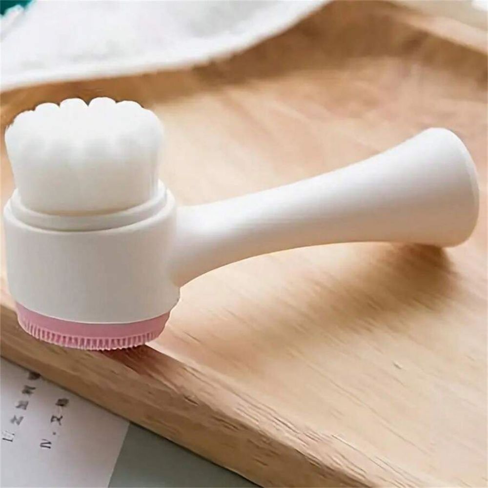 Easy Clean Nylon Paw Brush With Gentle Grooming And Massage For Pets