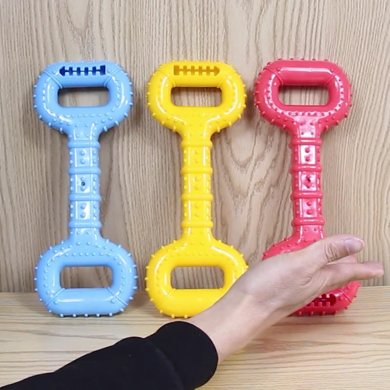 Long-Lasting Interactive Dog Chew Bone Durable Teething Toy