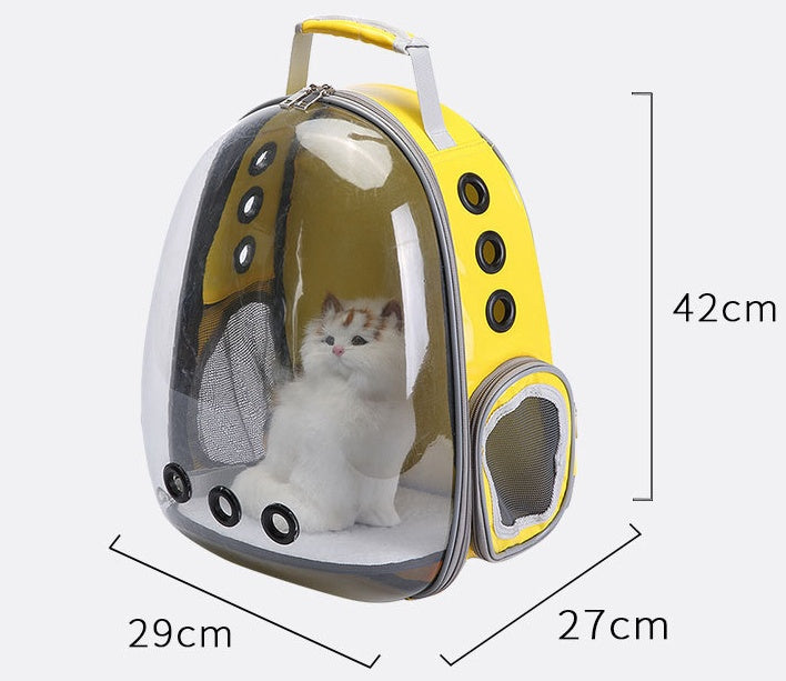Portable Pet Travel Backpack Bubble Capsule With 360° View