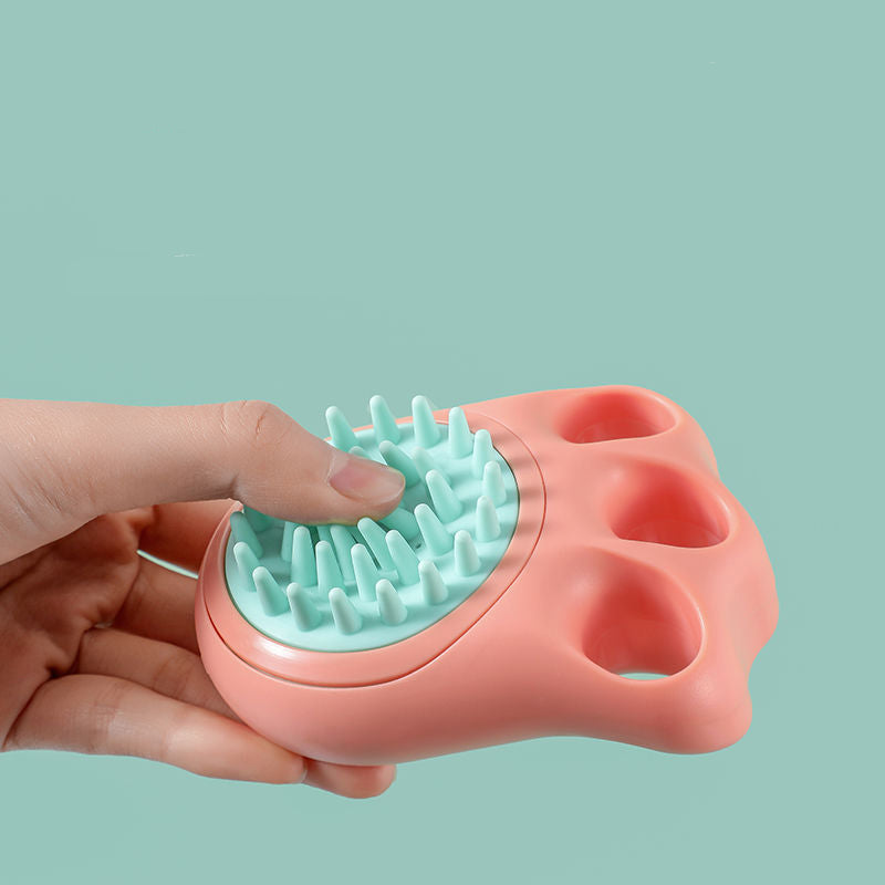 Pet Bath And Massage Claw Brush