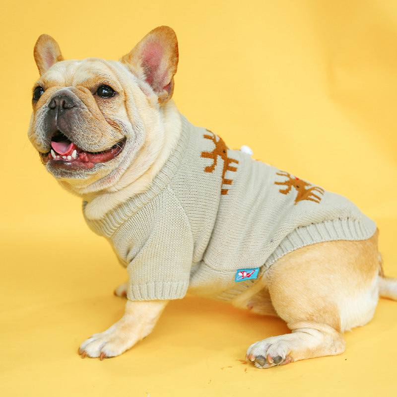 Festive Christmas Pet Sweater Cozy Holiday Wear