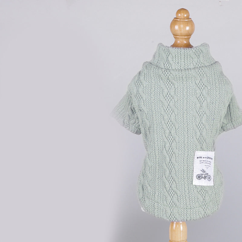 Warm Cozy Pet Sweater Comfortable Knit Wear