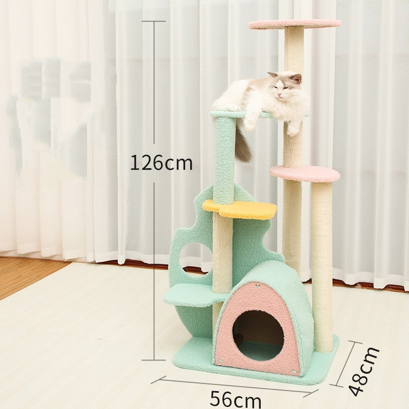Large Durable Scratching Post And Toy For Pets