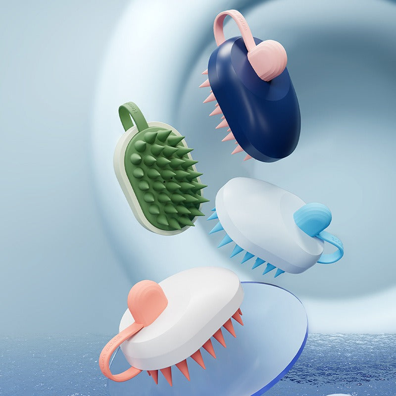 Soft Gel Pet Bath And Massage Brush