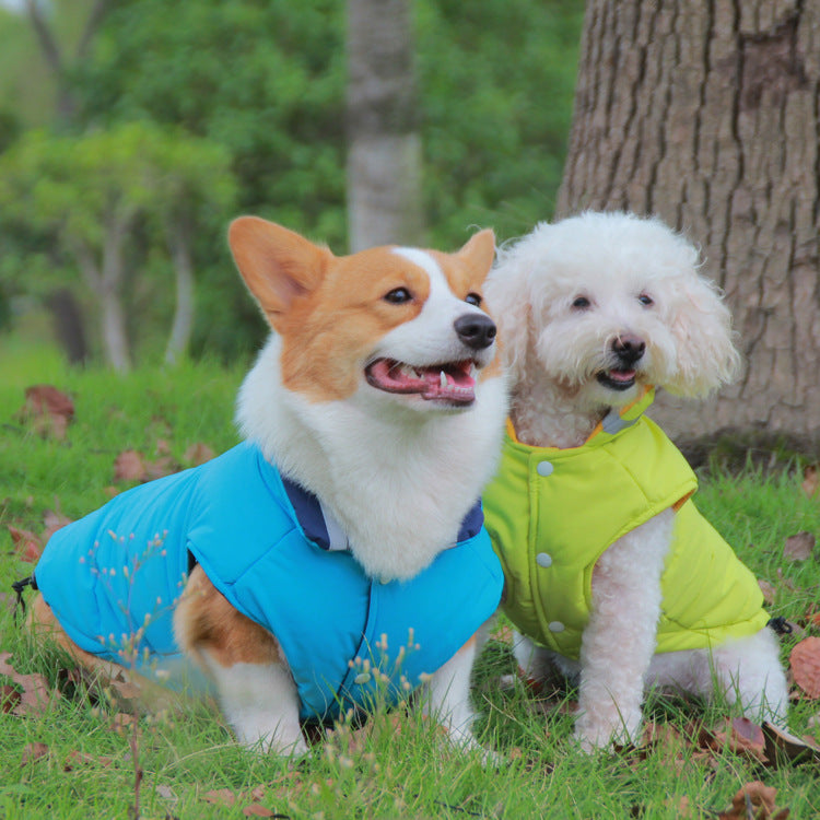 Thickened Waterproof Outdoor Pet Jacket Double-Sided Reflective Safety Wear