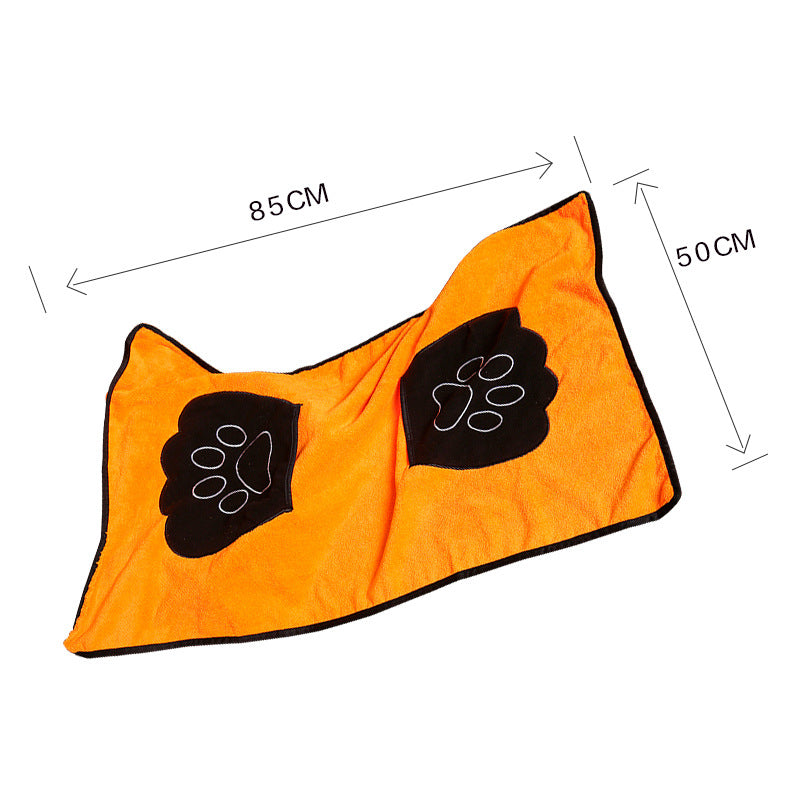 Absorbent Microfiber Pet Bath Towel