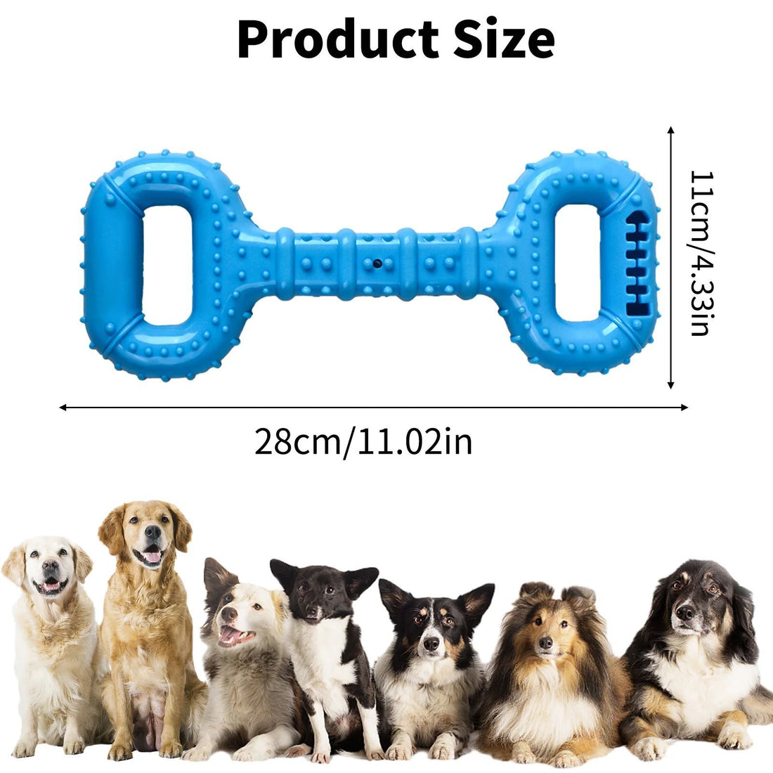 Long-Lasting Interactive Dog Chew Bone Durable Teething Toy