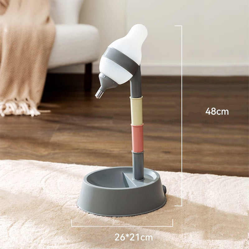 Height Adjustable Standing Water Dispenser With Detachable Bowl Stand