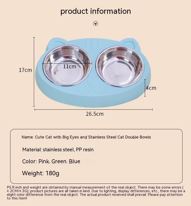 Pet Feeding And Drinking Bowl For Water And Food