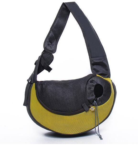 Outdoor Mesh Pet Carrier Sling Shoulder Travel Bag