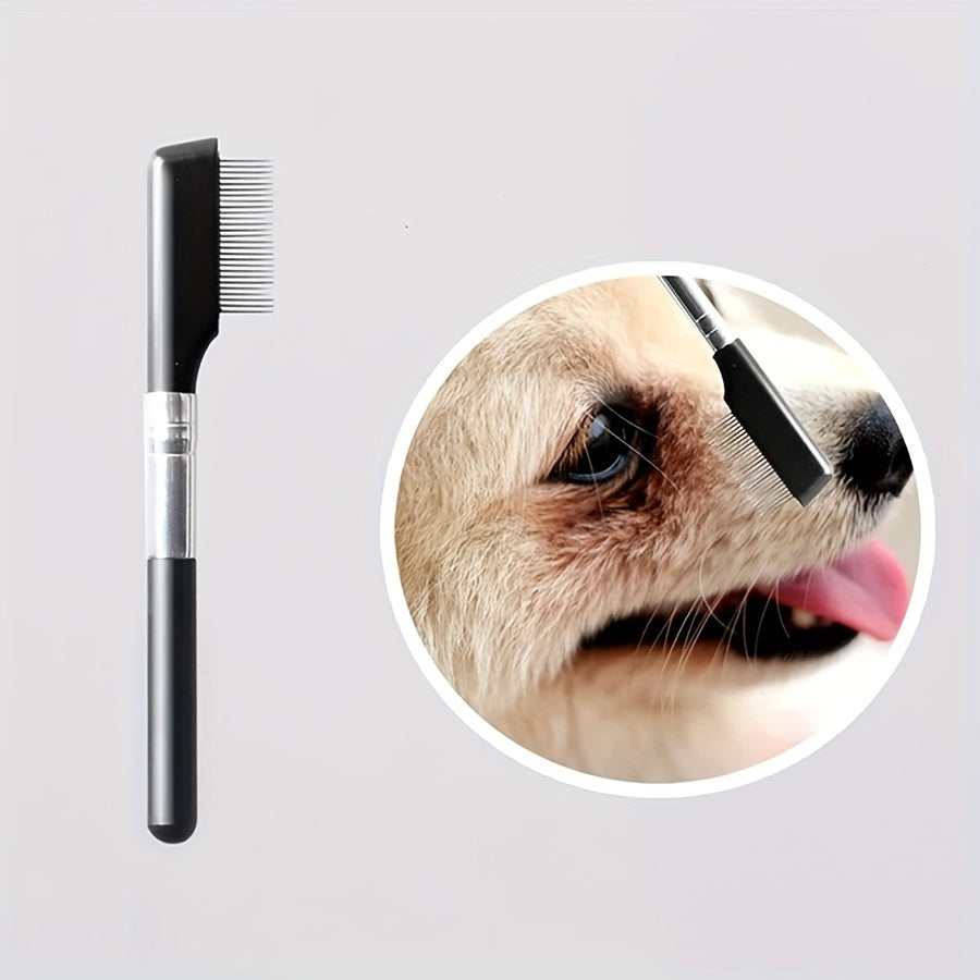 Soft Tear Stain Remover Brush With Comb For Pet Grooming