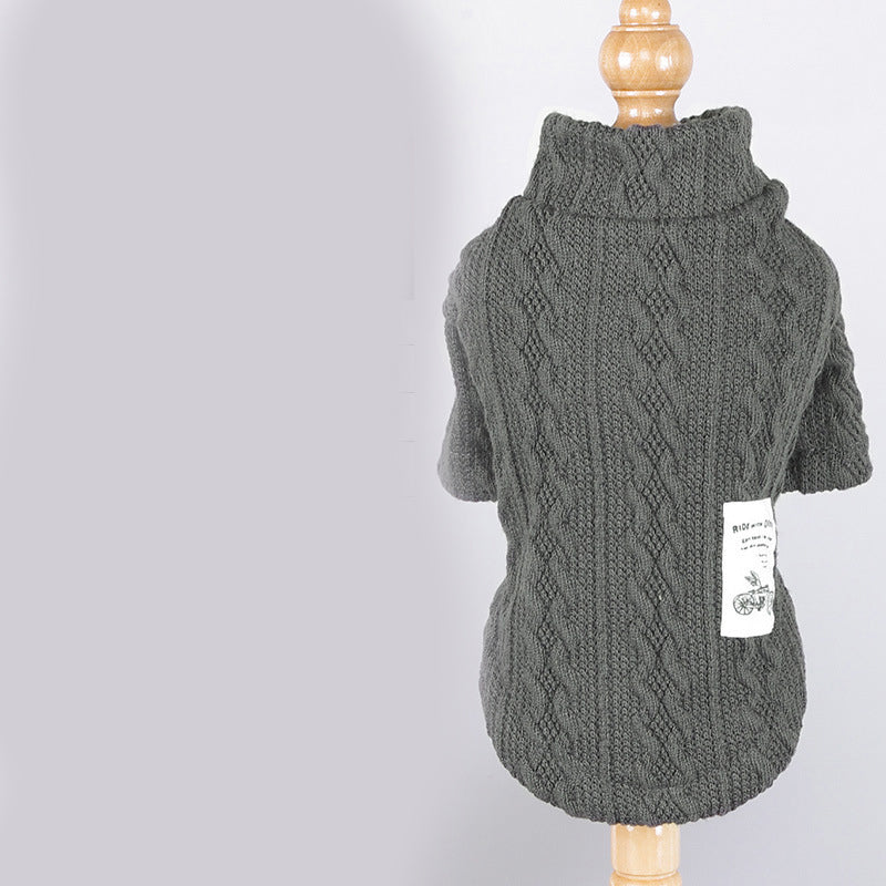 Warm Cozy Pet Sweater Comfortable Knit Wear