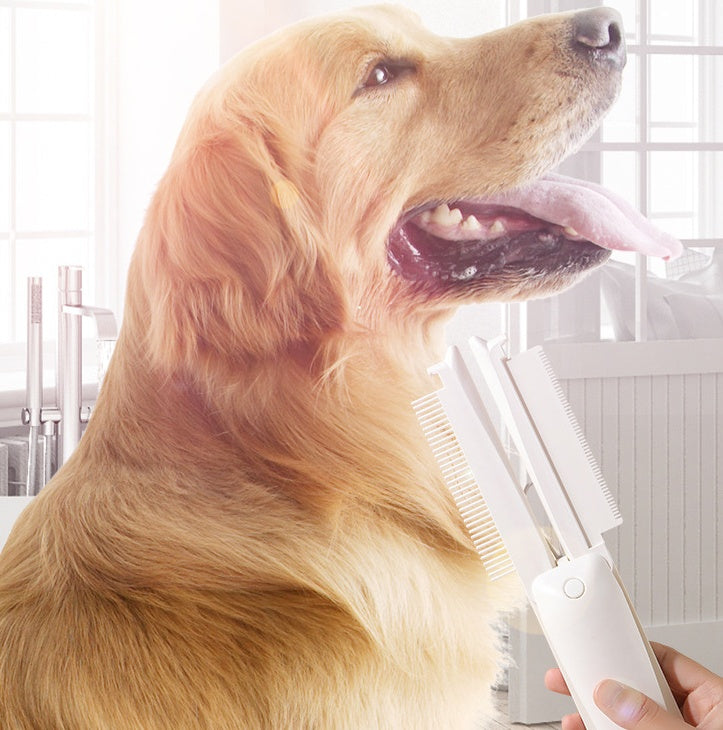 Pet Hair Removal Grooming Brush for Cats and Dogs