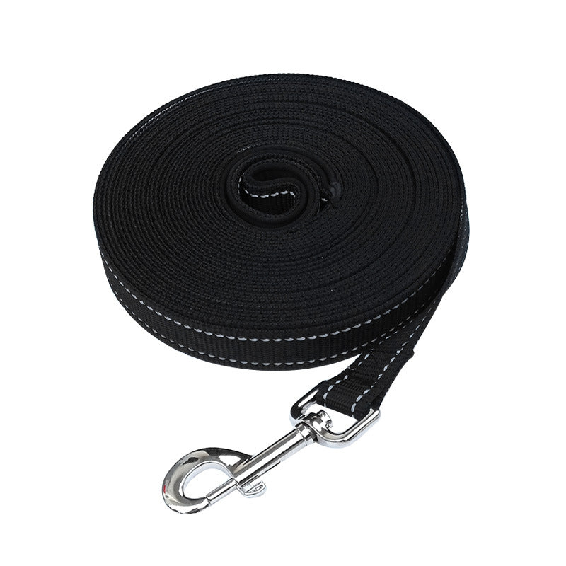Reflective Pet Tracking Leash Durable Rope Design