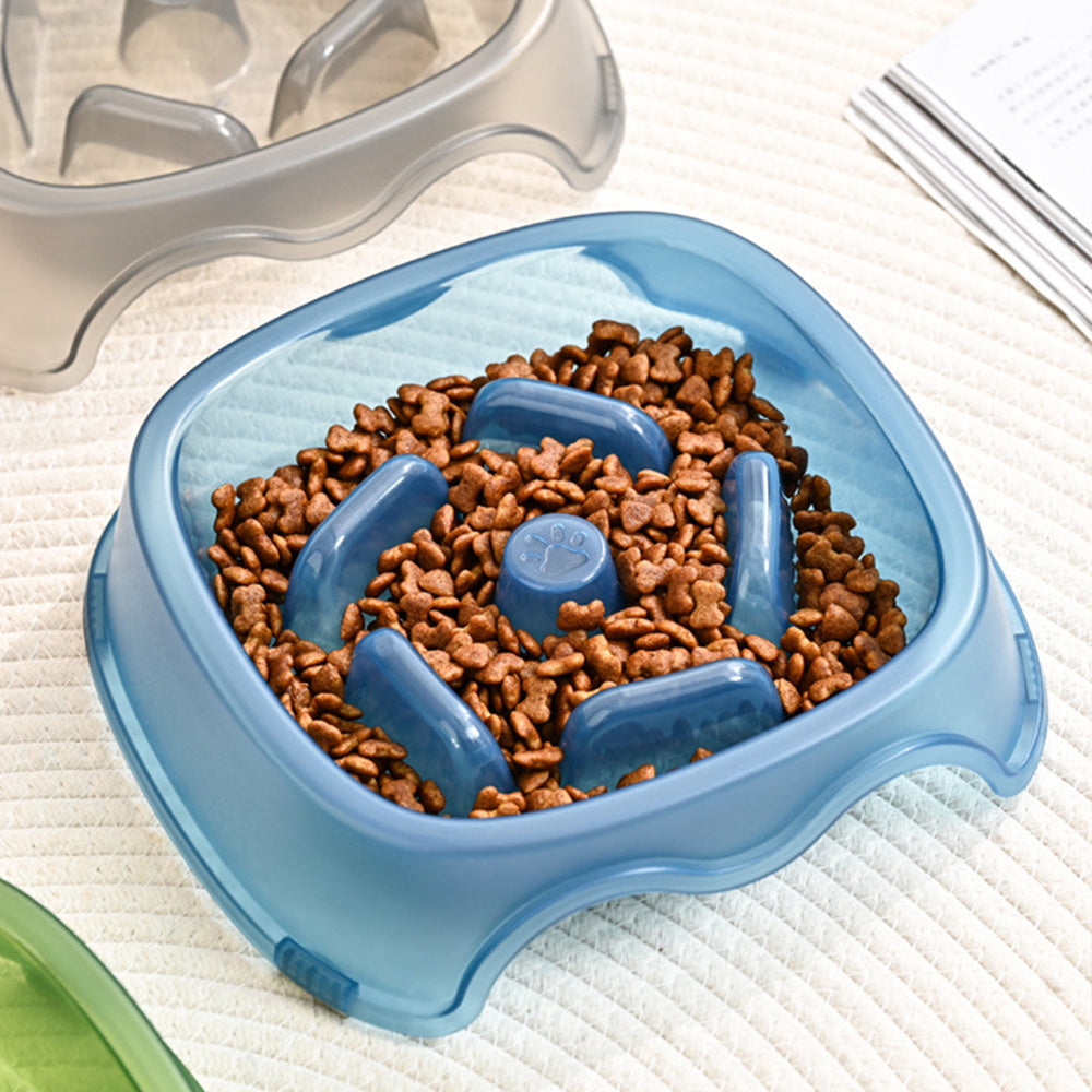 Slow Flow Anti-Choking Water And Food Bowl For Pets