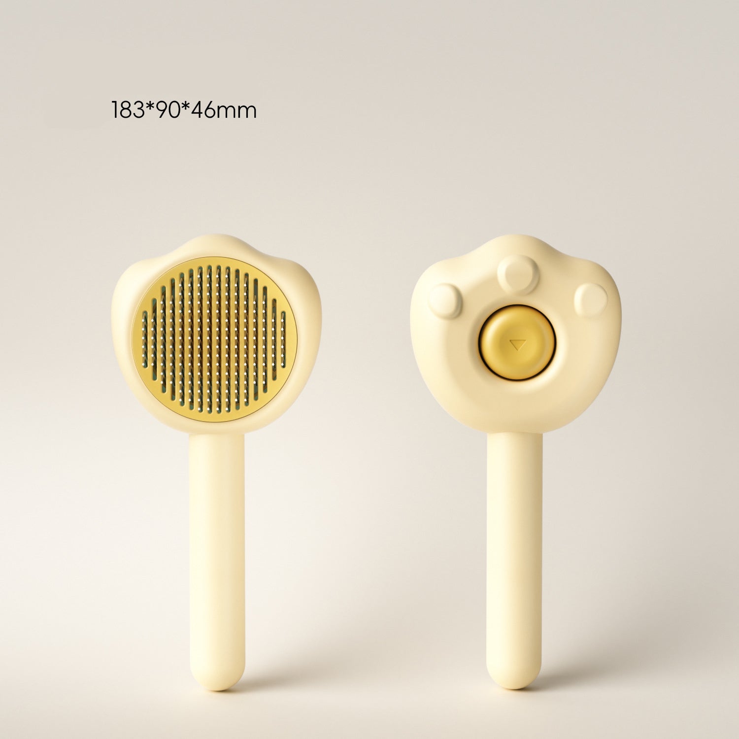Self Cleaning Grooming Comb With Hair Remover And Comfortable Handle