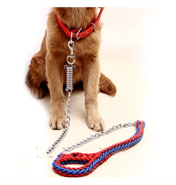Hand-Woven Pet Leash Durable Stylish Walking Strap