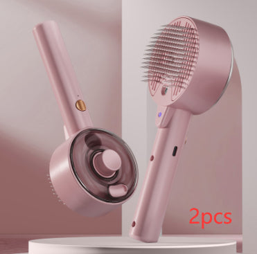Self-Cleaning Pet Hair Remover Brush Grooming Tool For Dogs And Cats