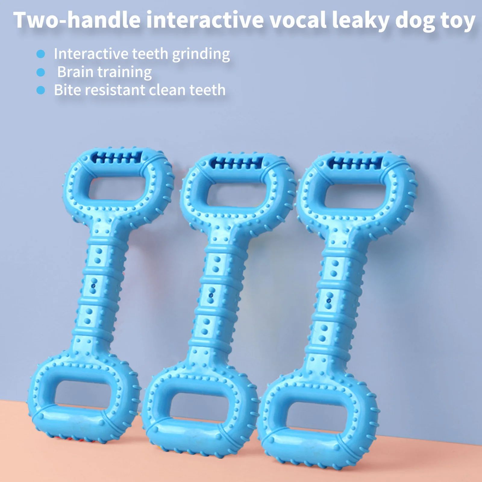 Long-Lasting Interactive Dog Chew Bone Durable Teething Toy