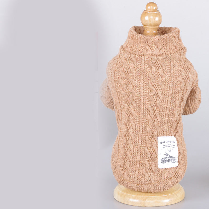 Warm Cozy Pet Sweater Comfortable Knit Wear