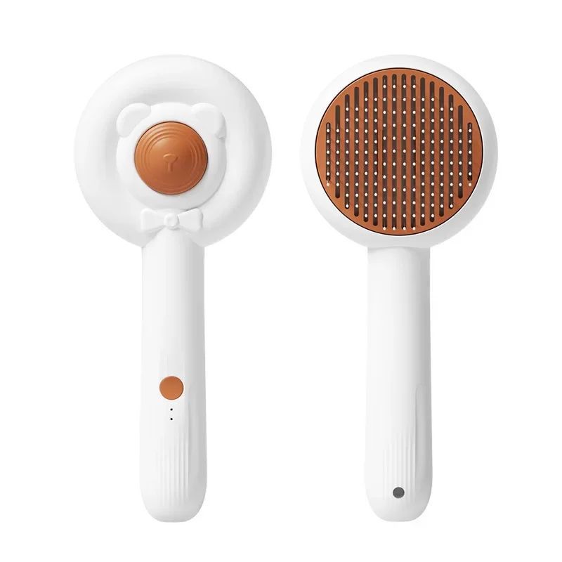 Rechargeable 2-in-1 Nail Trimmer And Grooming Brush For Pets